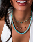 Rondelles Amazonite Rondes Necklace