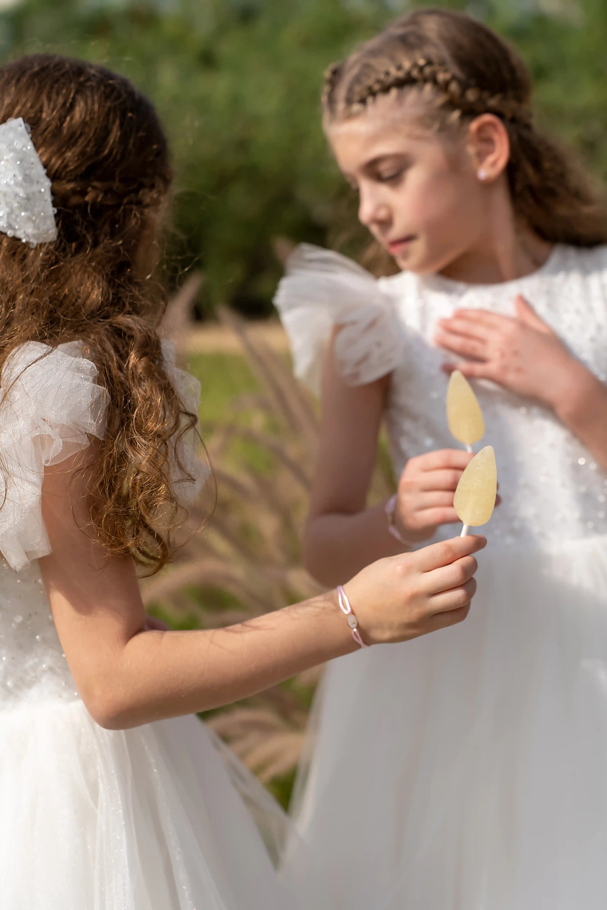 Tiny Medallion Enamel Star Cord Bracelet - Kids