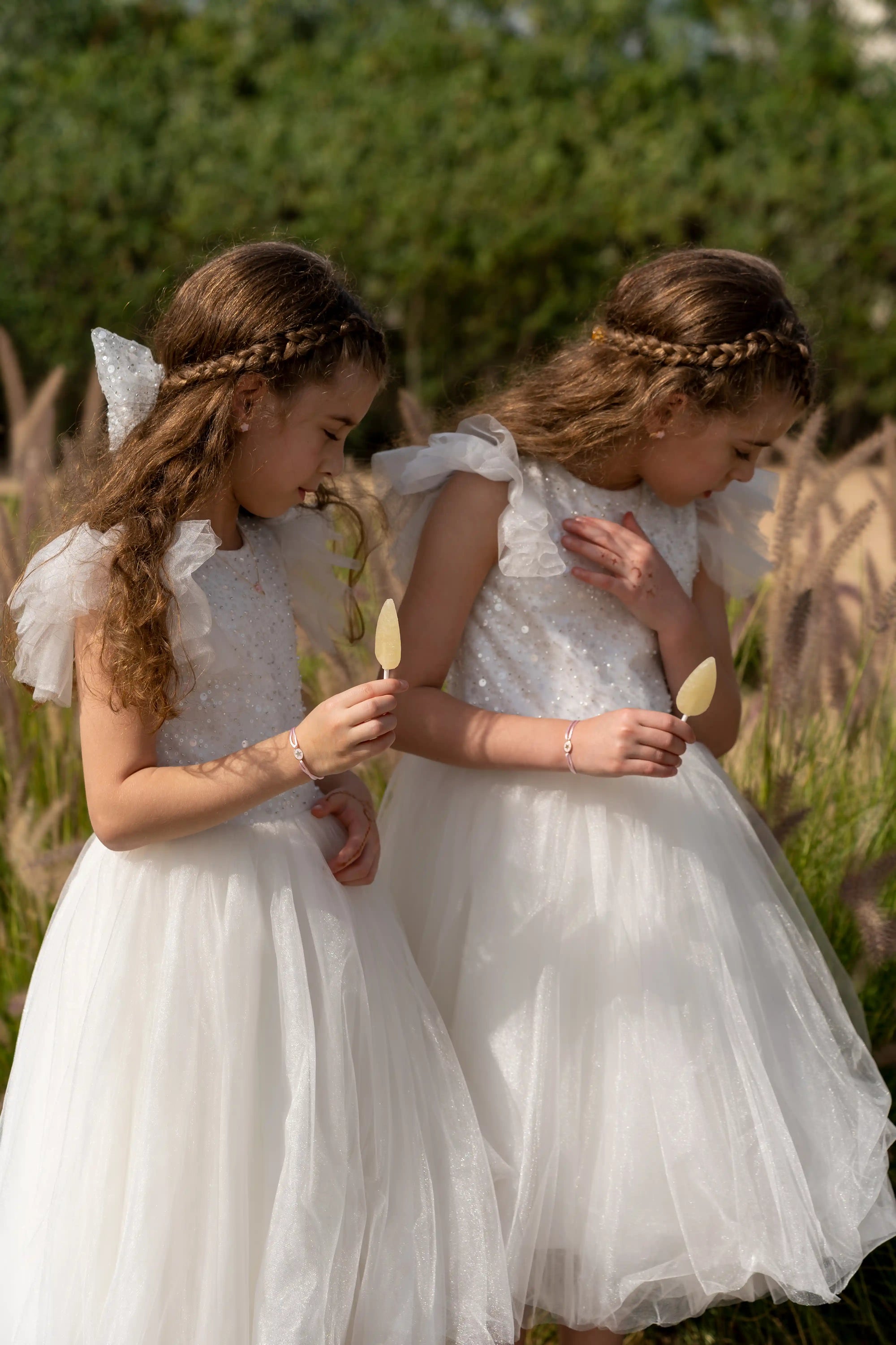 Tiny Medallion Enamel Star Cord Bracelet - Kids