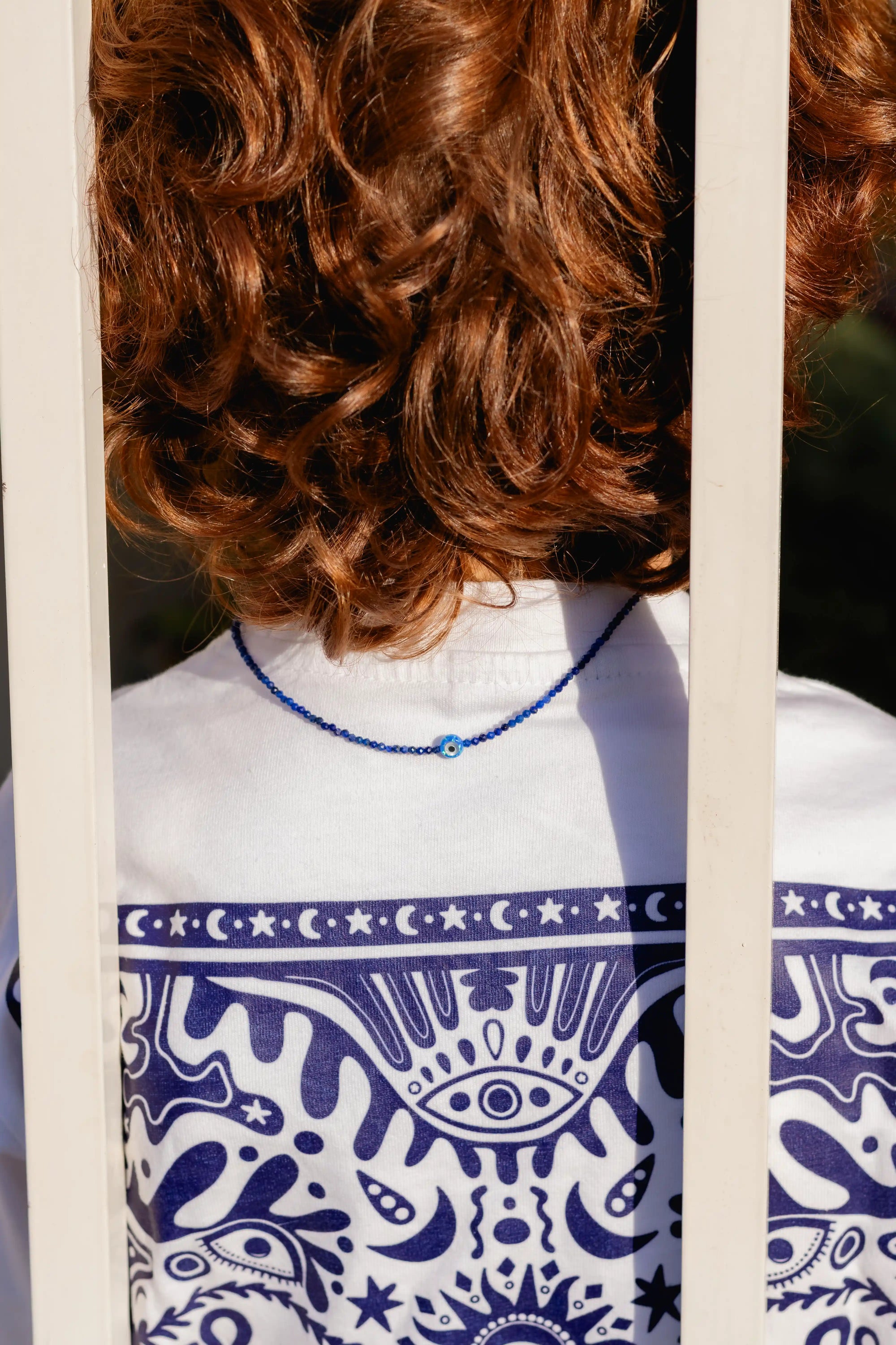 EYE SEMI PRECIOUS WITH SILVER CLASP- Kids