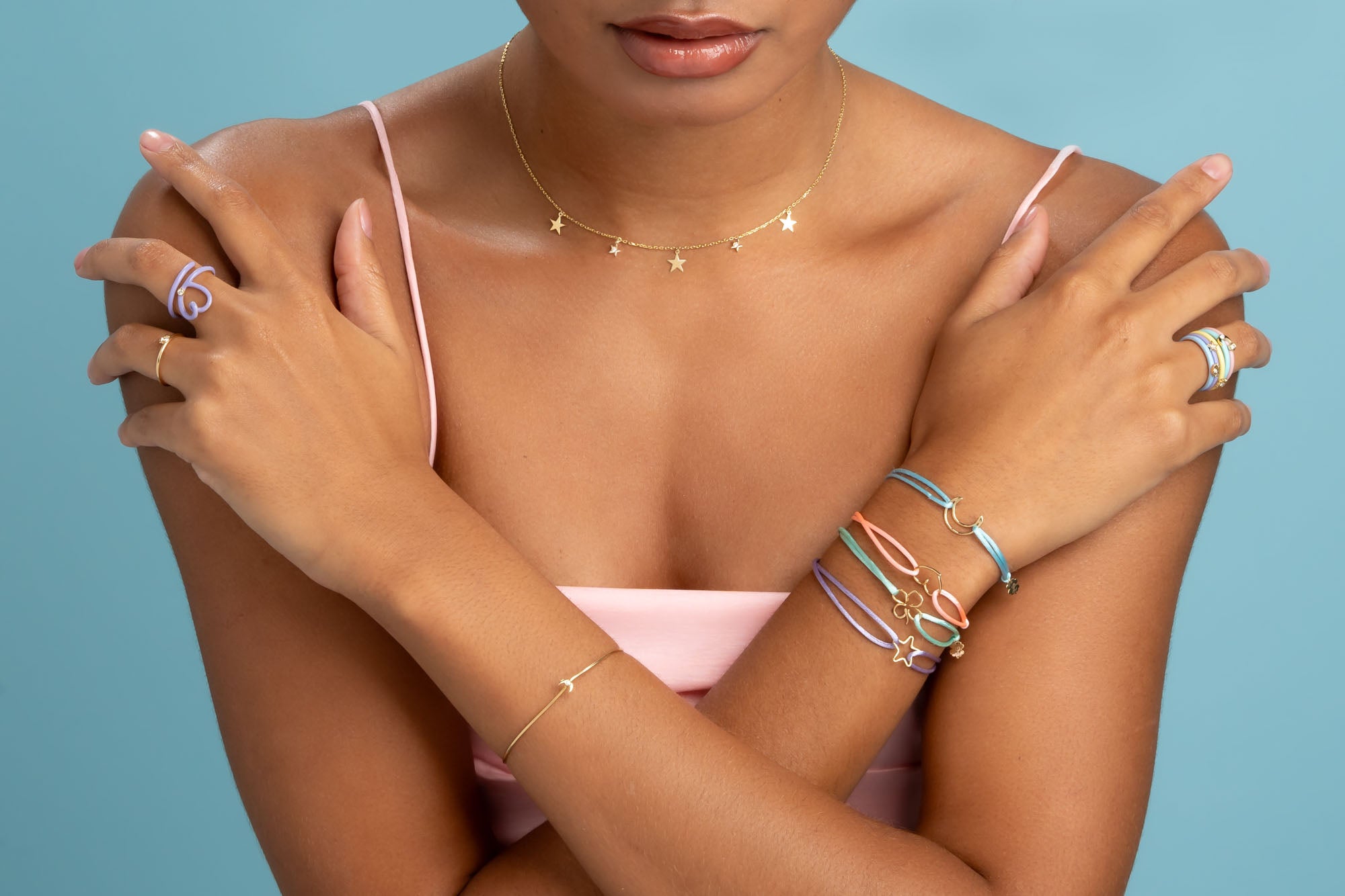 Rima Precious Necklace (stars)