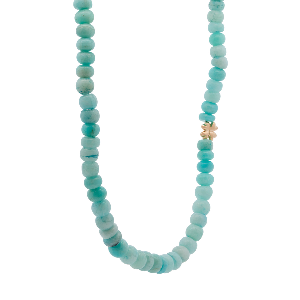 Rondelles Amazonite Rondes Necklace