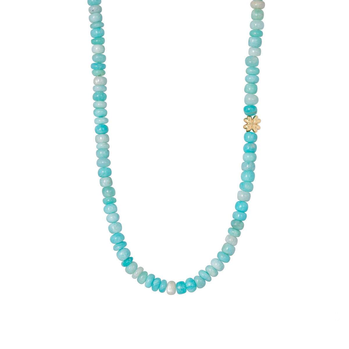 Rondelles Amazonite Rondes Necklace